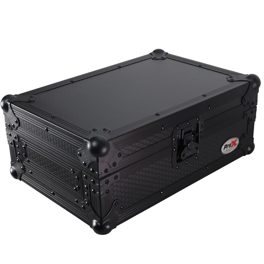 Flight Style Road Case for Pioneer DJM-S7 DJ Mixer - Black on Black