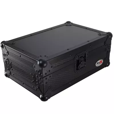 ProX - Flight Style Road Case for Pioneer DJM-S7 DJ Mixer - Black on Black