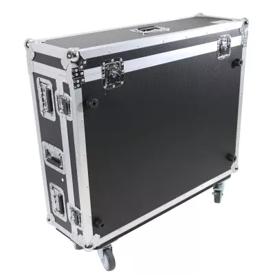 ProX - Flight Case for Behringer X32 Console with Doghouse compartment and Caster wheels