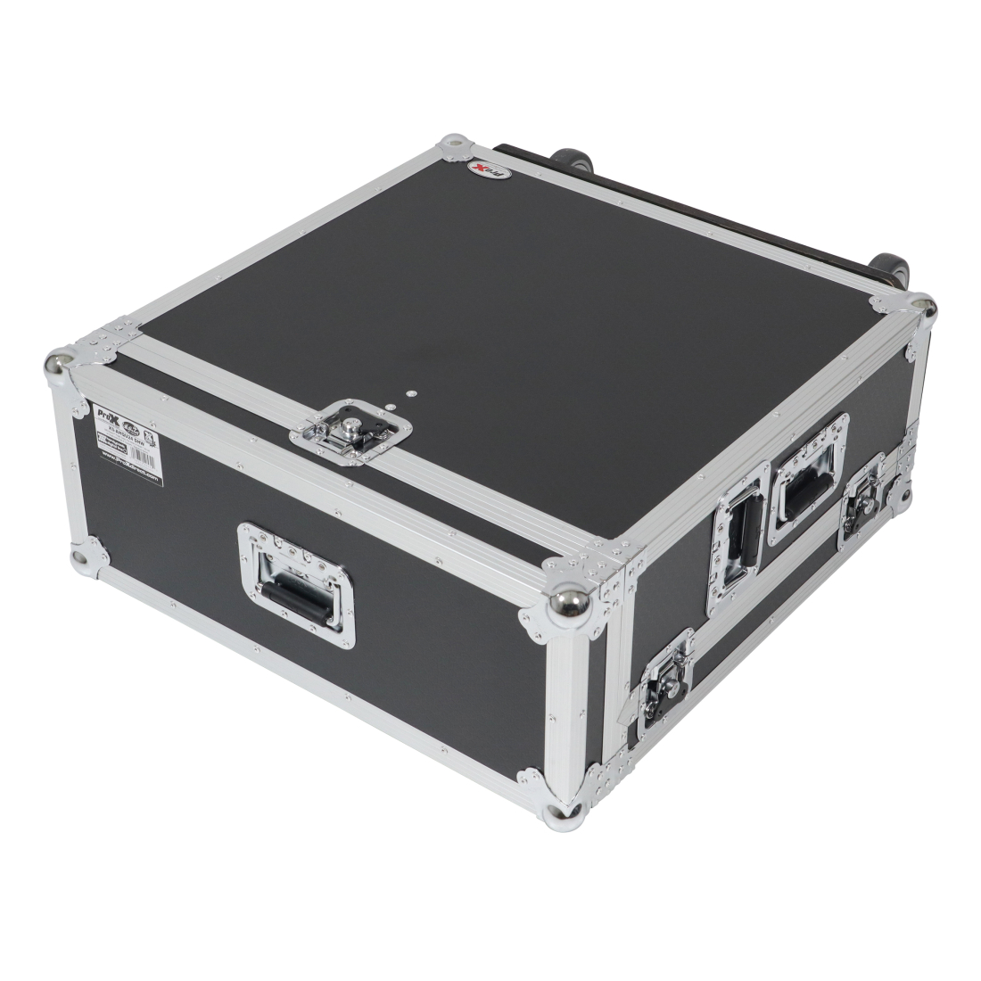 Flight Case for Allen and Heath QU-24 Console with Doghouse compartment and Caster wheels
