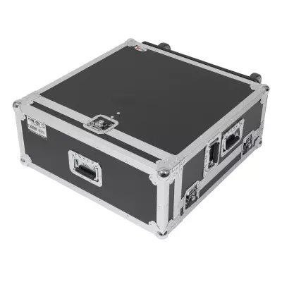 ProX - Flight Case for Allen and Heath QU-24 Console with Doghouse compartment and Caster wheels