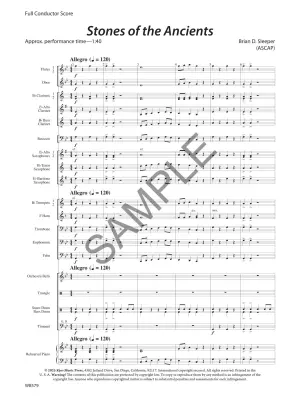 Stones of the Ancients - Sleeper - Concert Band - Gr. 1.5