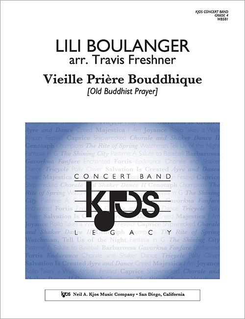 Vieille Priere Bouddhique [Old Buddhist Prayer] - Boulanger/Freshner - Concert Band - Gr. 4