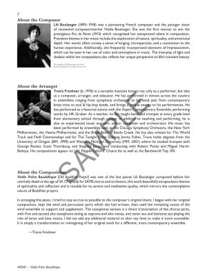 Vieille Priere Bouddhique [Old Buddhist Prayer] - Boulanger/Freshner - Concert Band - Gr. 4
