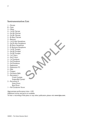 The School Musician March (New Edition) - Beebe/Paul/Earp - Concert Band - Gr. 3