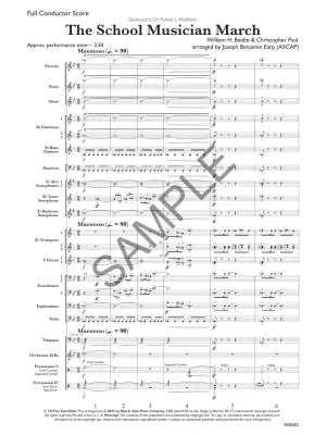 The School Musician March (New Edition) - Beebe/Paul/Earp - Concert Band - Gr. 3