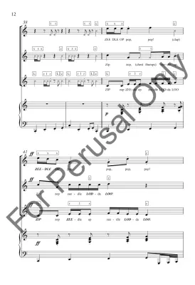 The Zip Zop Song - Blevins/Petersen - 2pt
