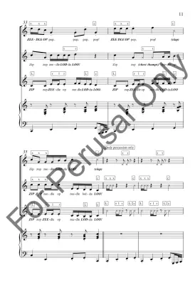The Zip Zop Song - Blevins/Petersen - 2pt
