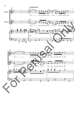 The Zip Zop Song - Blevins/Petersen - 2pt
