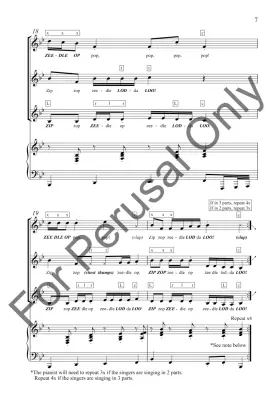 The Zip Zop Song - Blevins/Petersen - 2pt