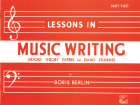 Frederick Harris Music Company - Lessons In Music Writing Part Two - Berlin - Book
