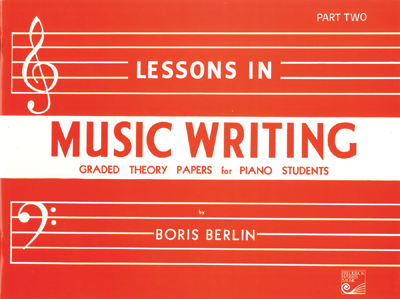 Lessons In Music Writing Part Two - Berlin - Book