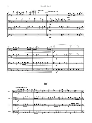 Kidwelly Castle - Baum - Trombone Quartet - Score/Parts