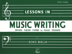 Frederick Harris Music Company - Lessons In Music Writing Part Three - Berlin - Book