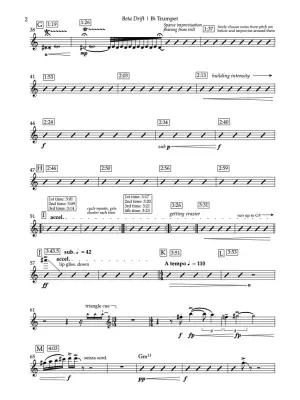 Beta Drift - Morris - Trumpet/Fixed Media - Book/Audio