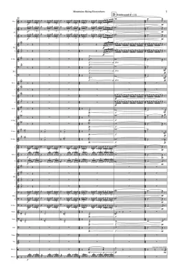 Mountains Rising Everywhere - Rudy - Concert Band - Gr. 5