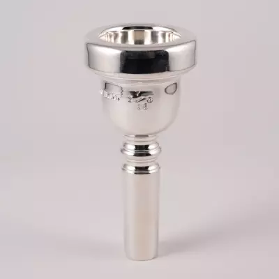Greg Black Mouthpieces - Silver-Plated Bass Trombone Mouthpiece - 1G, Light