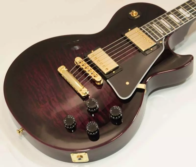 Les Paul Custom Electric Guitar - Purple Widow