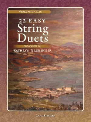 Carl Fischer - 22 Easy String Duets - Griesinger - Viola/Cello - Book