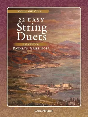 Carl Fischer - 22 Easy String Duets - Griesinger - Violin/Viola- Book
