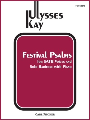 Carl Fischer - Festival Psalms - Kay - Solo Baritone/SATB/Piano