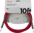 Fender - Professional Series Instrument Cable, Straight\/Straight, 10 - Dakota Red Fender - Professional Series Instrument Cable, Straight\/Straight, 10 - Dakota Red