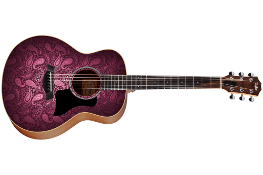 Taylor Guitars - GS Mini-e Special Edition Acoustic-Electric Guitar - Fuchasia Pink Paisley