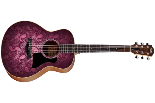 Taylor Guitars - GS Mini-e Special Edition Acoustic-Electric Guitar - Fuchasia Pink Paisley