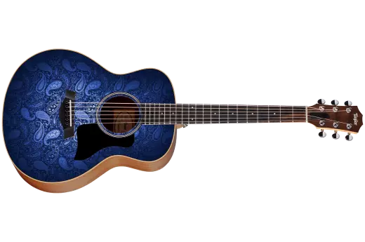 Taylor Guitars - GS Mini-e Special Edition Acoustic-Electric Guitar - Moonrise Blue Paisley