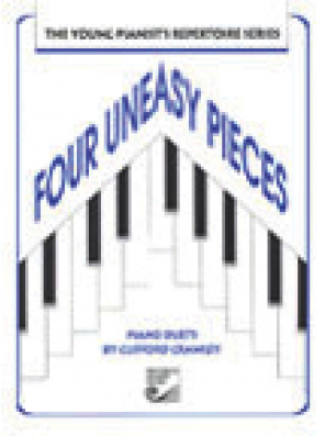 Four Uneasy Pieces - Crawley - Intermediate Piano Duets - Book