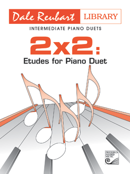 2x2: Etudes For Piano Duet - Reubart - Intermediate Piano Duets - Book