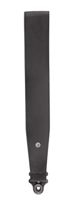 3\'\' Comfort Leather Auto Lock Guitar Strap - Black