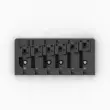 Hipshot - 6 String A Style Brass Bass Bridge - Black