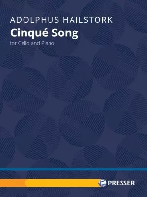 Theodore Presser - Cinque Song - Hailstork - Cello/Piano - Book