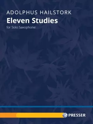 Theodore Presser - Eleven Studies - Hailstork - Solo Saxophone - Book