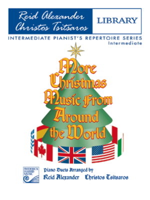 More Christmas Music From Around The World - Alexander/Tsitsaros - Intermediate Piano Duets - Book