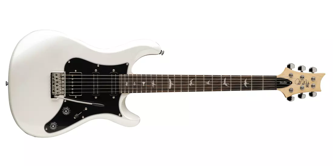 SE Studio Standard Electric Guitar with Gigbag - Pearl White