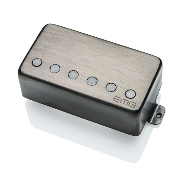 57TW Humbucker Bridge Pickup - Brushed Black Chrome