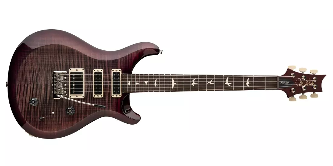 S2 Studio Electric Guitar with Gigbag - Faded Gray Black Purple Burst
