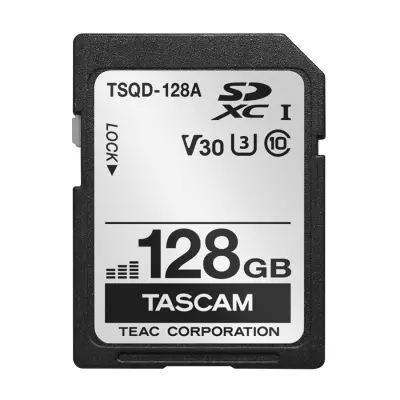 Tascam - TSQD-128A SDXC Card - 128 GB