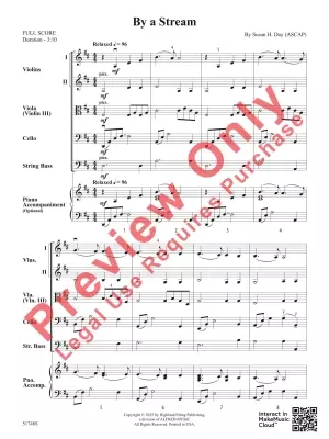 By a Stream - Day - String Orchestra - Gr. 2.5