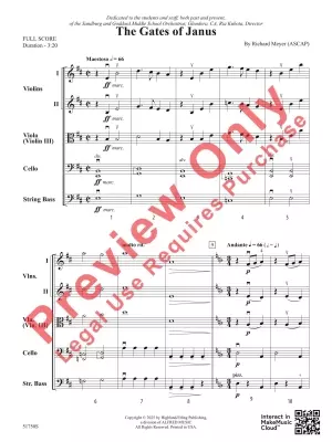 The Gates of Janus - Meyer - String Orchestra - Gr. 3