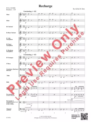 Recharge - Sims - Concert Band - Gr. 0.5