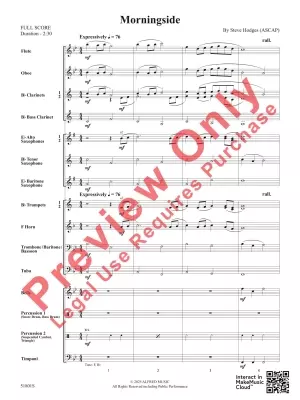 Morningside - Hodges - Concert Band - Gr. 1.5