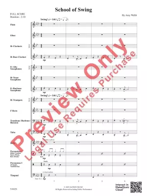 School of Swing - Webb - Concert Band - Gr. 1.5