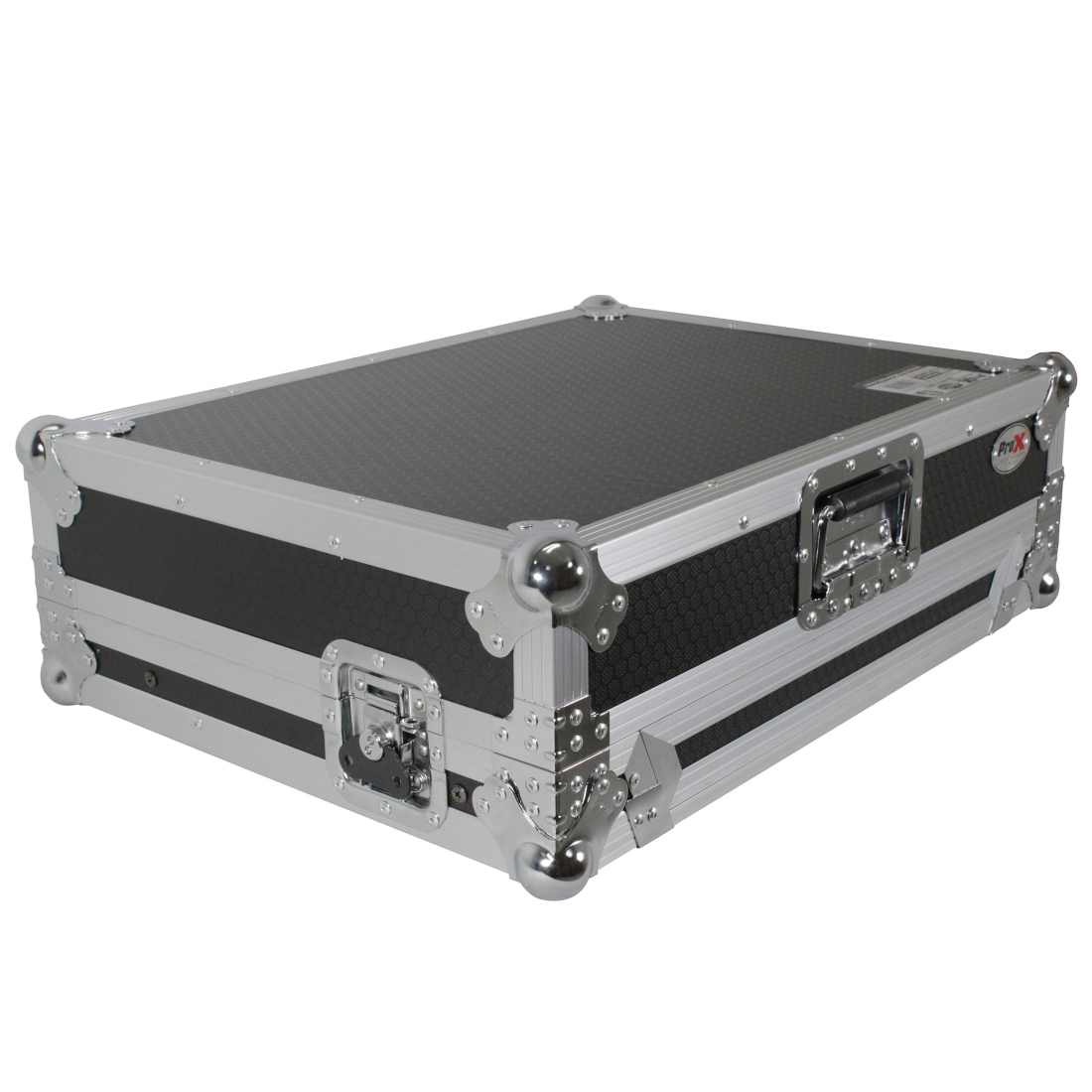 Flight Style Road Case For Medium Sized DJ Controllers with Sliding Laptop Shelf