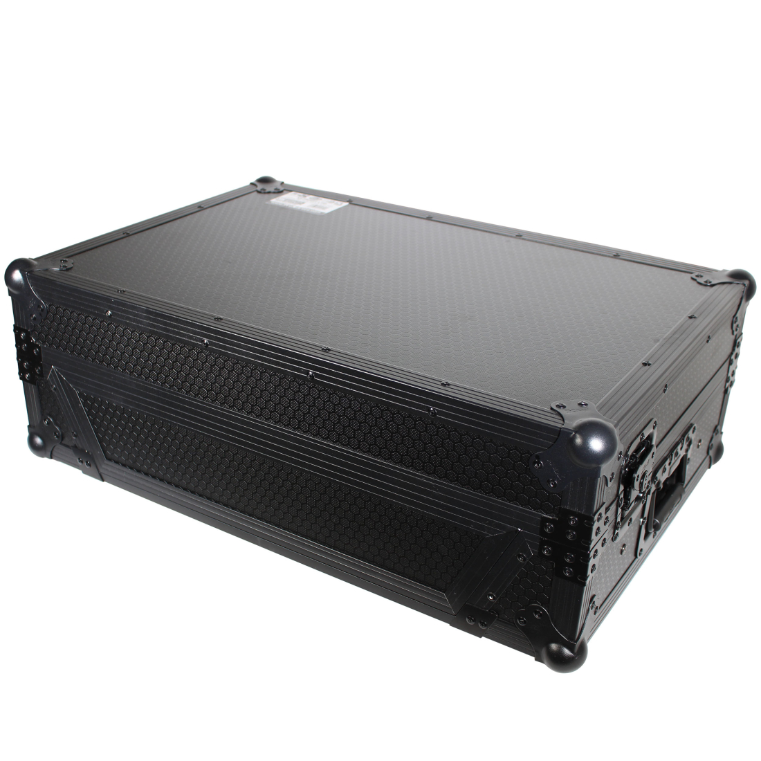 Flight Case For Denon PRIME 2 DJ Controller with Laptop Shelf - Black on Black