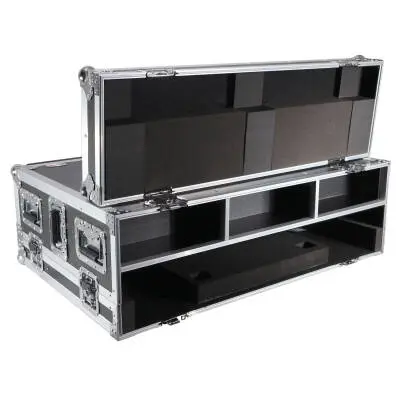 Flight Case for Behringer WING Console with Doghouse compartment and Caster wheels