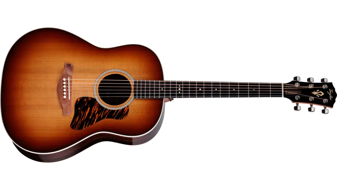 Gold Label 717e SB Acoustic-Electric Guitar with Case - Sunburst w/ Firestripe Pickguard