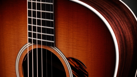 Gold Label 717e SB Acoustic-Electric Guitar with Case - Sunburst w/ Firestripe Pickguard